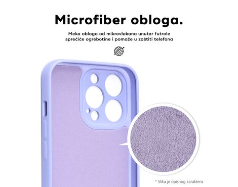 Futrola Teracell Soft Velvet - Xiaomi Redmi 14C ljubicasta.