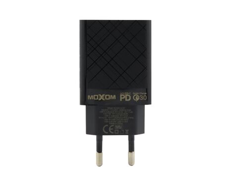 Kuciste punjaca Moxom MX-HC27 PD 3.0 QC 3.0 Super fast support fast charging crno (MS).