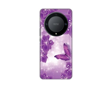 Silikonska futrola PRINT - Huawei Honor Magic 5 Lite Butterfly And Flowers.