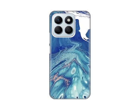 Silikonska futrola PRINT - Huawei Honor X8b Blue Marble.