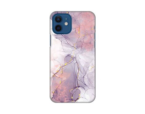 Silikonska futrola PRINT - iPhone 12 6.1 Pink Marble.