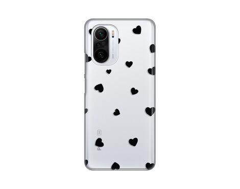 Silikonska futrola PRINT Skin - Xiaomi Poco F3 Hearts.