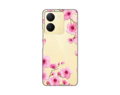 Silikonska futrola PRINT Skin - Vivo Y36 Rose Flowers.