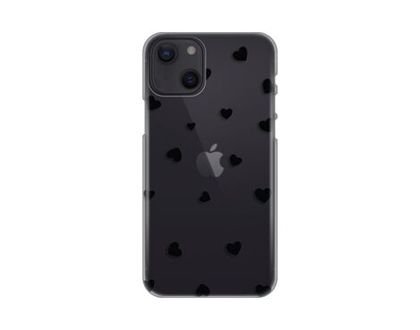 Silikonska futrola PRINT Skin - iPhone 13 Hearts.