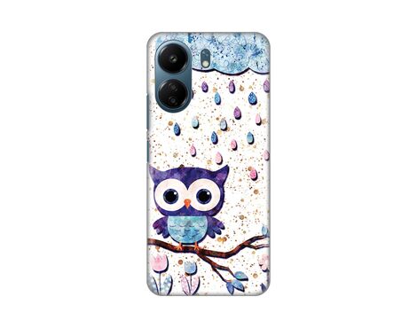 Silikonska futrola PRINT Skin - Xiaomi Redmi 13C Owl.