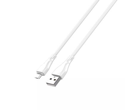 Data kabl Ldnio LS612 25W Fast micro USB beli 2m.