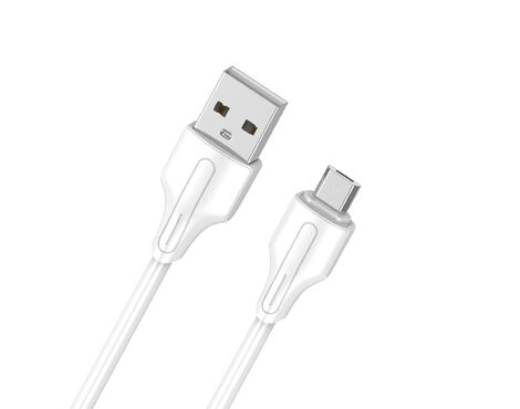 Data kabl LDNIO LS541 2.1A micro USB beli 1m.