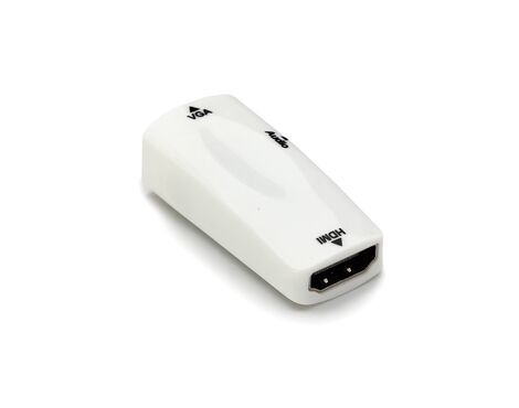 Adapter HDMI-VGA (sa audiom) JWD-HV12 bela.