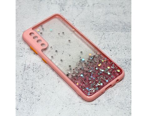 Futrola Frame Glitter - Samsung A307F/A505F/A507F Galaxy A30s/A50/A50s roze.