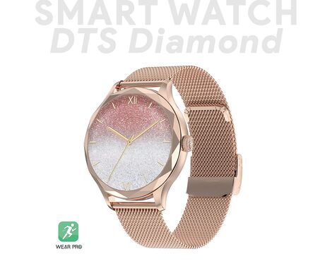 Smart Watch DTS Diamond zlatni (metalna narukvica).