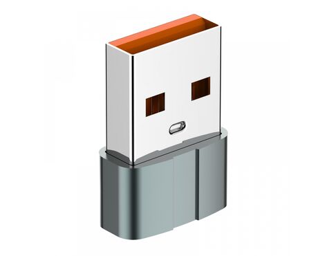 Adapter LDNIO LC150 Type C na USB sivi.