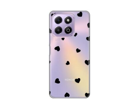 Silikonska futrola PRINT Skin - Huawei Honor X6b Hearts.