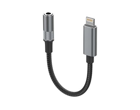 Adapter LDNIO LSY80i - slusalice iPhone Lightning na 3.5mm crni.