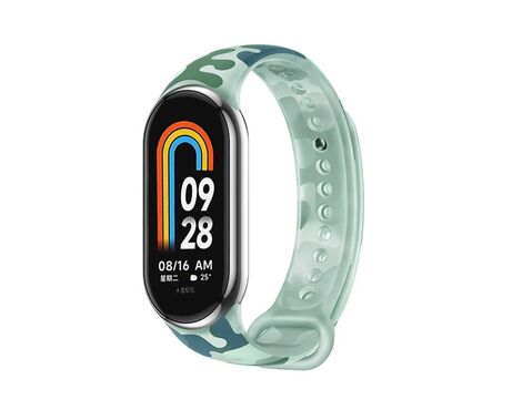 Narukvica - smart watch Xiaomi Mi Band M8/M9 maskirna zelena.