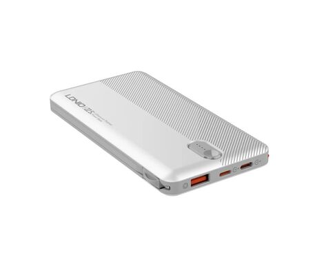 Back up baterija LDNIO PQ13, 10000mAh, 37Wh, 22.5W, bela.