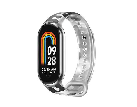 Narukvica - smart watch Xiaomi Mi Band M8/M9 army siva.