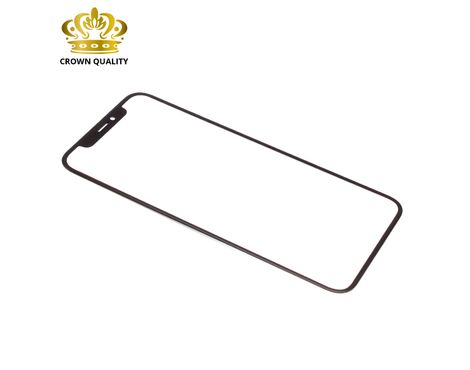 Staklo touchscreen-a - Iphone XS + OCA stiker (Crown Quality) black (crni) (MS).