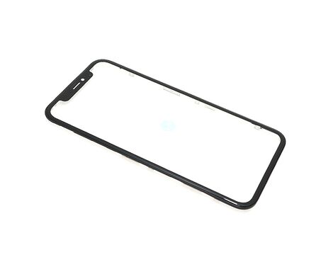 Staklo touchscreen-a - Iphone XR+ frame black (crni) (MS).