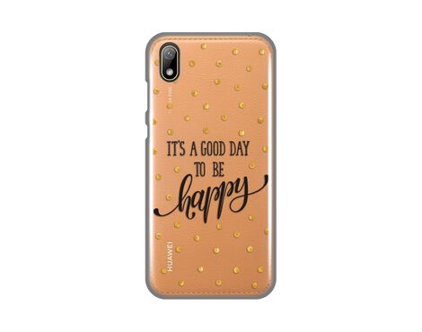 Silikonska futrola PRINT Skin - Huawei Y5 (2019)/Honor 8S 2019/2020 Happy Day.