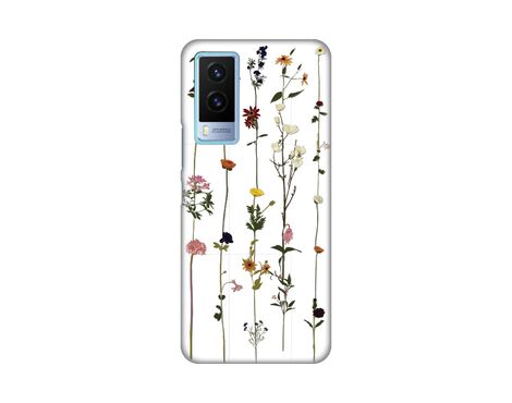 Silikonska futrola PRINT Skin - Vivo Y71T Flower.