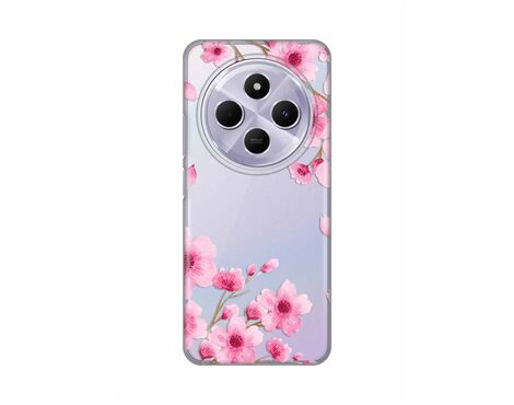 Silikonska futrola PRINT Skin - Xiaomi Redmi 14C Rose Flowers.