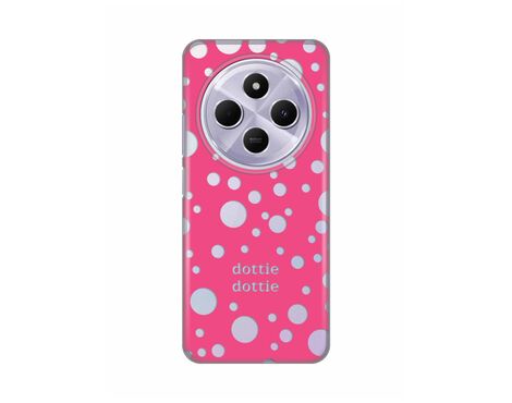 Silikonska futrola PRINT Skin - Xiaomi Redmi 14C Dottie Dottie Pink.