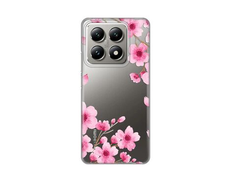 Silikonska futrola PRINT Skin - Xiaomi 14T Rose Flowers.