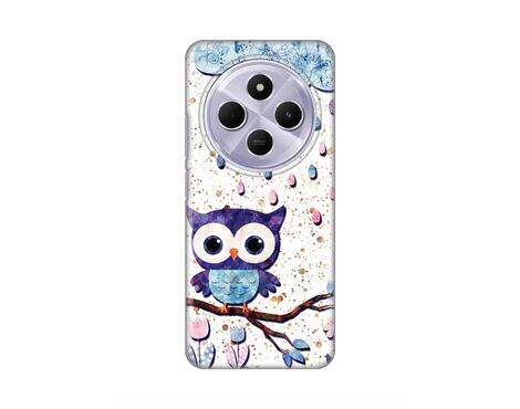 Silikonska futrola PRINT Skin - Xiaomi Redmi 14C Owl.