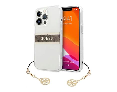 Futrola Guess 4G Stripe Charm - iPhone 13 Pro Max 6.7 braon (GUHCP13XKB4GBR).