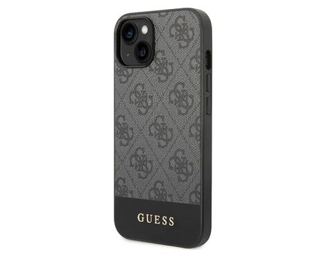 Futrola Guess Hc PC/TPU 4G Pu Bottom Stripe - iPhone 15 siva (GUHCP15SG4GLGR).