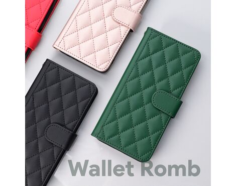 Futrola Wallet Romb - Huawei Honor X6b crna.