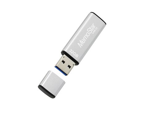 USB Flash memorija MemoStar 32GB CUBOID 3.0 srebrna (MS).