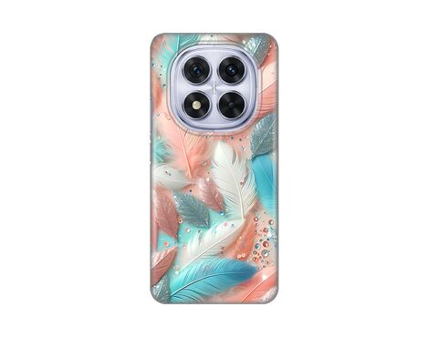 Silikonska futrola PRINT - Xiaomi Redmi Note 14 Pro 5G (EU) Pastel Feathers.