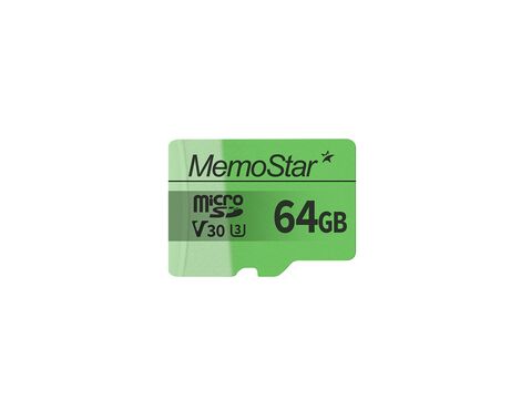 Memorijska kartica MemoStar Micro SD 64GB U3 V30 4K V30 VIDEO (MS).