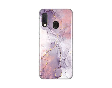 Silikonska futrola PRINT - Samsung A202 Galaxy A20E Pink Marble.