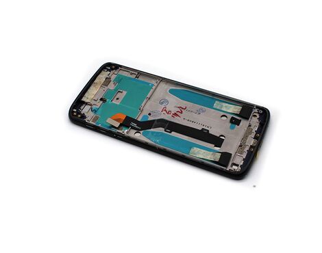 LCD displej (ekran) - Motorola Moto E5/Moto G6 Play + Touch screen + frame black (crni) (MS).