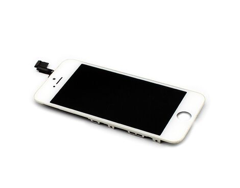 LCD displej (ekran) - Iphone 5S + Touch screen white (beli) ORG (MS).