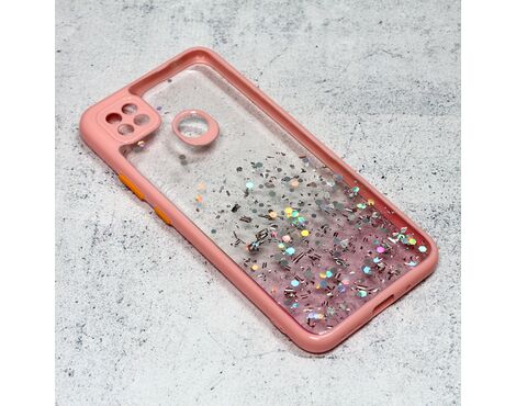 Futrola Frame Glitter - Xiaomi Redmi 9C/Redmi 10A roze.