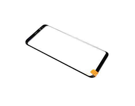 Staklo touchscreen-a - Samsung G955 Galaxy S8 Plus + OCA sticker black (crni) (MS).