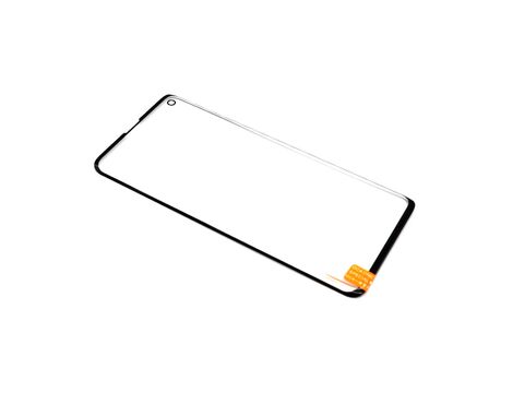 Staklo touchscreen-a - Samsung G973F Galaxy S10 + OCA sticker black (crni) (MS).