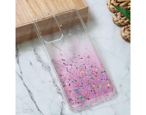 Silikonska futrola Glitter - Samsung A525 Galaxy A52 4G/A526 Galaxy A52 5G/A528B Galaxy A52s 5G roze.