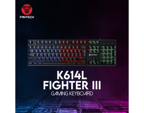 Tastatura Gaming Fantech K614L Fighter II crna.