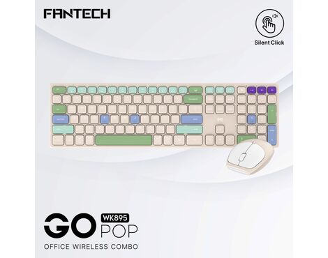 Combo mis tastatura wireless Fantech WK-895 bez.