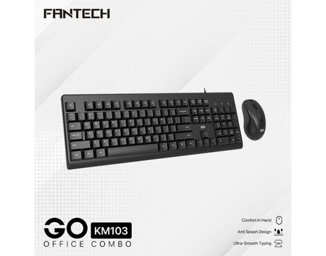 Combo mis i tastatura Fantech GO KM-103 crni.