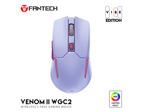 Mis Wireless Gaming Fantech WGC2 Venom II ljubicasti.