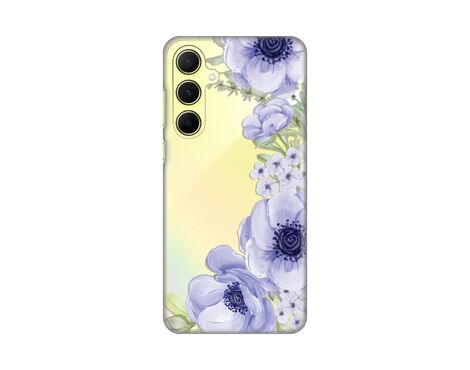 Silikonska futrola PRINT Skin - Samsung A556 Galaxy A55 5G Blue Roses.