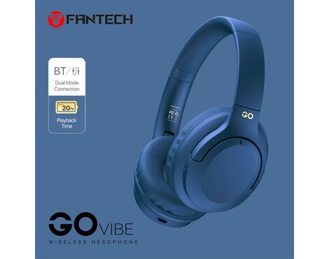 Bluetooth slusalice Fantech GO Vibe WH05 plave.