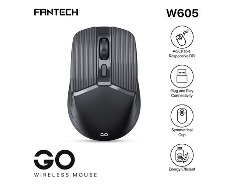 Mis Wireless Fantech W605 GO crni.