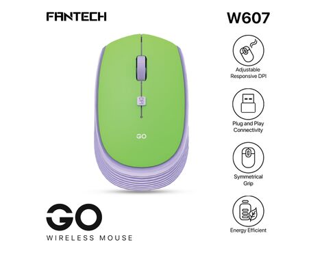 Mis Wireless Fantech W607 GO zeleni.