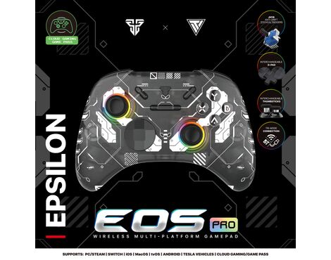 Joypad wireless Fantech WGP15 EOS PRO multiplatform RGB crni.